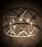 48"W Penelope 8 Lt Modern Pendant