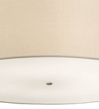 48"W Cilindro Natural Textrene Traditional Pendant