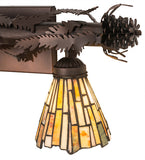 24"W Delta Jadestone 2 Lt Pine Branch Vanity Light