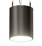 7.5"W Cilindro Metal-Tex Pendant