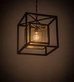 16"Sq Kitzi Box Modern Pendant