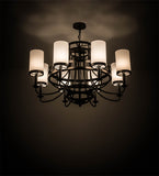 46"W Saxony 8 Lt Contemporary Chandelier