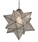 24"W Moravian Star Pendant
