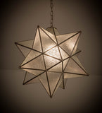 24"W Moravian Star Pendant