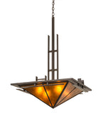 27"Sq Lineage Contemporary Inverted Pendant