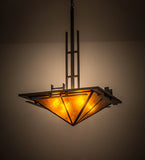 27"Sq Lineage Contemporary Inverted Pendant