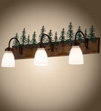 30"W Tall Pines 3 Lt Vanity