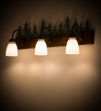30"W Tall Pines 3 Lt Vanity