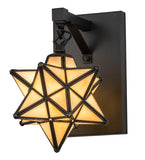 8"W Moravian Star Wall Sconce