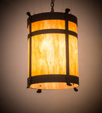 19"W Beartooth Rustic Lodge Gothic Pendant