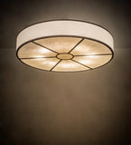 48"W Cilindro Textrene Traditional Flushmount