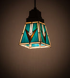5"Sq Valencia Mission Mini Pendant
