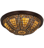 26"W Fleur-de-lis Flushmount