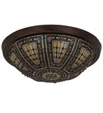 26"W Fleur-de-lis Flushmount