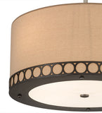 24"W Cilindro Circulo Pendant