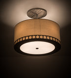 24"W Cilindro Circulo Pendant