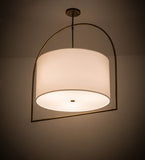 31"W Cilindro Cambre Contemporary Pendant