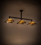 64"L Nuevo Mission 3 Lt Kitchen Island Lighting