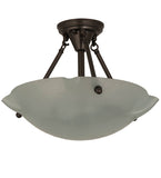 16"W Atelier Raindrop Organic Semi-Flushmount