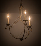 22"W Kaitlynn 3 Lt Victorian Chandelier