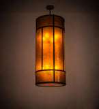 22"W Cilindro Golpe Industrial Pendant