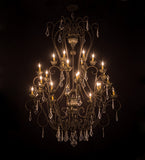 51"W Felicia Victorian Glam Chandelier