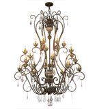 51"W Felicia Victorian Glam Chandelier