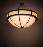 48"W Arco Contemporary Semi-Flushmount