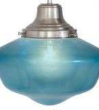 14"W Revival Schoolhouse W/Traditional Globe Pendant