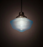 14"W Revival Schoolhouse W/Traditional Globe Pendant