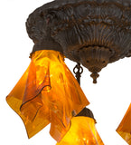 21"W Taste of Honey Handkerchief 3 Lt Pendant