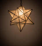 18"W Moravian Star Pendant