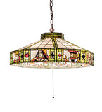 24"W Poker Face Pendant