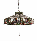 24"W Poker Face Pendant