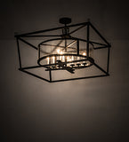 36"Sq Kitzi Cilindro Contemporary Pendant