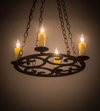 20"W Ashley 4 Lt Chandelier