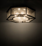 36"W Chauncey Contemporary Flushmount