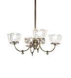 27" W Revival Gas & Electric 4 Lt Chandelier