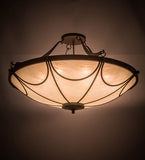 42"W Carousel Contemporary Inverted Pendant