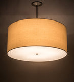 36"W Cilindro Textrene Traditional Pendant