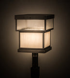 16"Sq Quadrato Stack Modern Post Mount