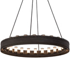 60"W Loxley Escabroso 24 Lt Modern Chandelier