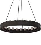 60"W Loxley Escabroso 24 Lt Modern Chandelier