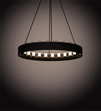 60"W Loxley Escabroso 24 Lt Modern Chandelier