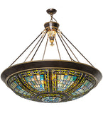 45"W Fleur-de-lis Inverted Pendant