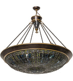 45"W Fleur-de-lis Inverted Pendant