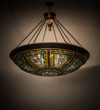 45"W Fleur-de-lis Inverted Pendant