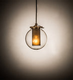 6"W Bola Cilindro Contemporary Mini Pendant