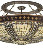 45"W Fleur-de-lis Flushmount