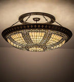 45"W Fleur-de-lis Flushmount